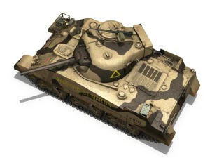 m4 sherman mk iii barford st martin 3D Model