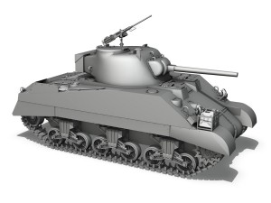 m4 sherman mk iii barford st martin Modello 3D