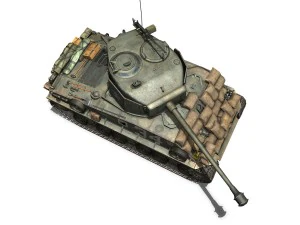 m4a3e8 hvss sherman army mule 3D Model