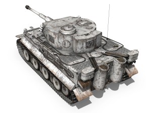 panzer vi tiger 427 early production Modelo 3D