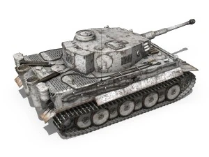 panzer vi tiger 427 early production 3D Model