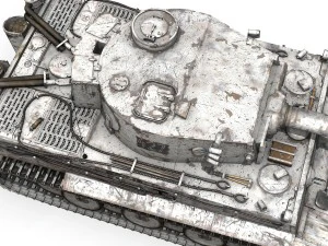 panzer vi tiger 427 early production 3D Model