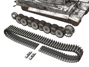 panzer vi tiger 427 early production Modelo 3D