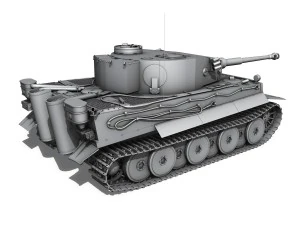 panzer vi tiger 427 early production 3D Model