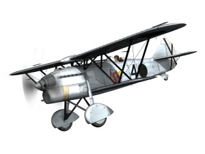 fiat cr32 - italy air force - gruppo baleari 3Dモデル