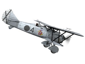 fiat cr32 - italy air force - gruppo baleari 3Dモデル