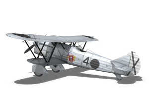 fiat cr32 - italy air force - gruppo baleari 3Dモデル