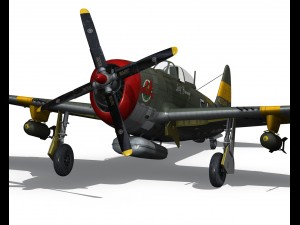 republic p-47d thunderbolt little bunny Modelo 3D