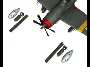 republic p-47d thunderbolt little bunny 3D Model