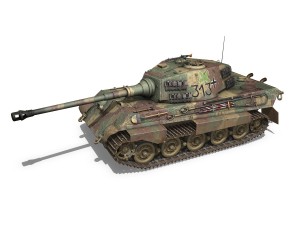 panzerkampfwagen vi - ausf b - tiger ii - 313 Modèle 3D