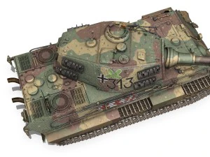 panzerkampfwagen vi - ausf b - tiger ii - 313 3D Model
