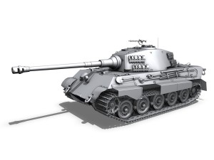 panzerkampfwagen vi - ausf b - tiger ii - 313 Modèle 3D
