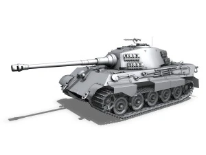 panzerkampfwagen vi - ausf b - tiger ii - 313 3D Model