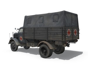 opel blitz - ambulance - sanabt30 3D Модель