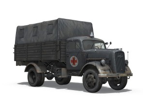 opel blitz - ambulance - sanabt30 3D Модель