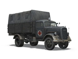 opel blitz - ambulance - sanabt30 3D Model