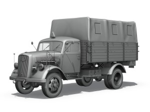 opel blitz - ambulance - sanabt30 3D Модель