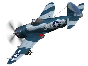 republic p-47 thunderbolt - ole miss lib Modello 3D