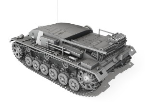 stug iii - ausf b 3D Model