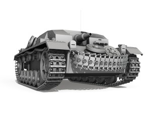 stug iii - ausf b 3D Model