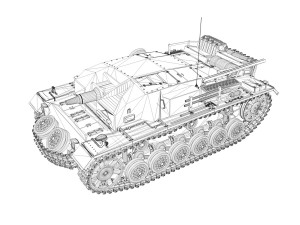 stug iii - ausf b 3D Model