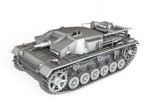 stug iii - ausf d 3D Модель