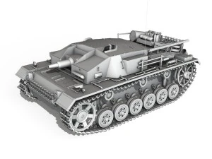 stug iii - ausf d 3D Model