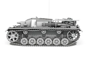 stug iii - ausf d 3D Model