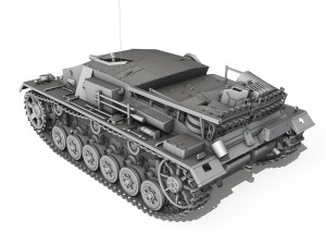 stug iii - ausf d 3D Модель