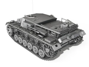 stug iii - ausf d 3D Model