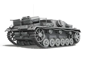 stug iii - ausf d 3D Model