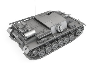 stug iii - ausf d 3D Модель