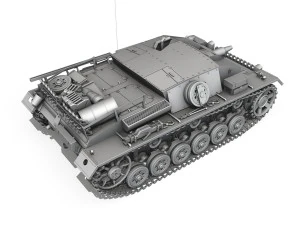 stug iii - ausf d 3D Model