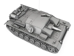 stug iii - ausf d 3D Model