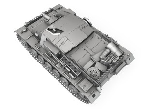 stug iii - ausf d 3D Модель