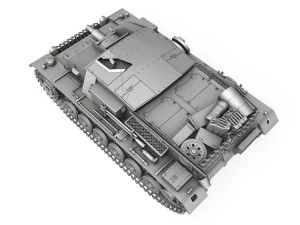 stug iii - ausf d 3D Model