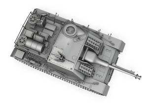 stug iii - ausf g - mid production Modello 3D