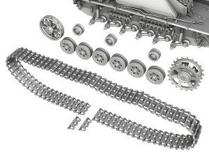 stug iii - ausf g - mid production Modello 3D