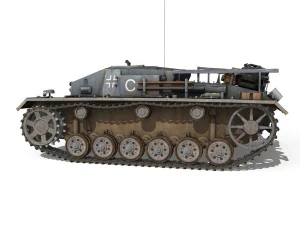 stug iii - ausf d - stug abt 189 3D Model