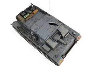 stug iii - ausf d - stug abt 189 3D Model