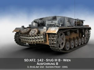 stug iii - ausf b - wien Model 3D