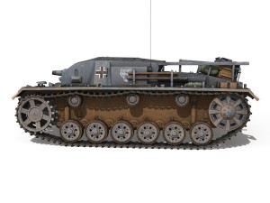 stug iii - ausf b - wien 3D Model
