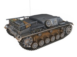 stug iii - ausf b - wien 3D Model