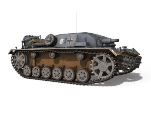 stug iii - ausf b - wien 3D Model
