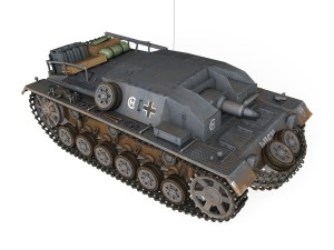 stug iii - ausf b - wien 3D Model