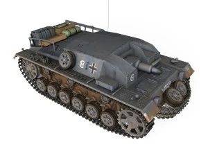 stug iii - ausf b - wien 3D Model