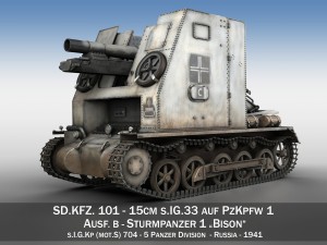 sturmpanzer1 - bison - 5pzdiv 3D Модель