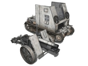 sturmpanzer1 - bison - 5pzdiv Modèle 3D