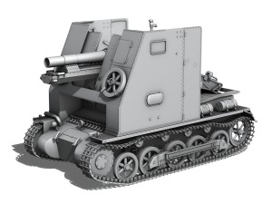 sturmpanzer1 - bison - 5pzdiv Modèle 3D