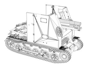 sturmpanzer1 - bison - 5pzdiv Modèle 3D